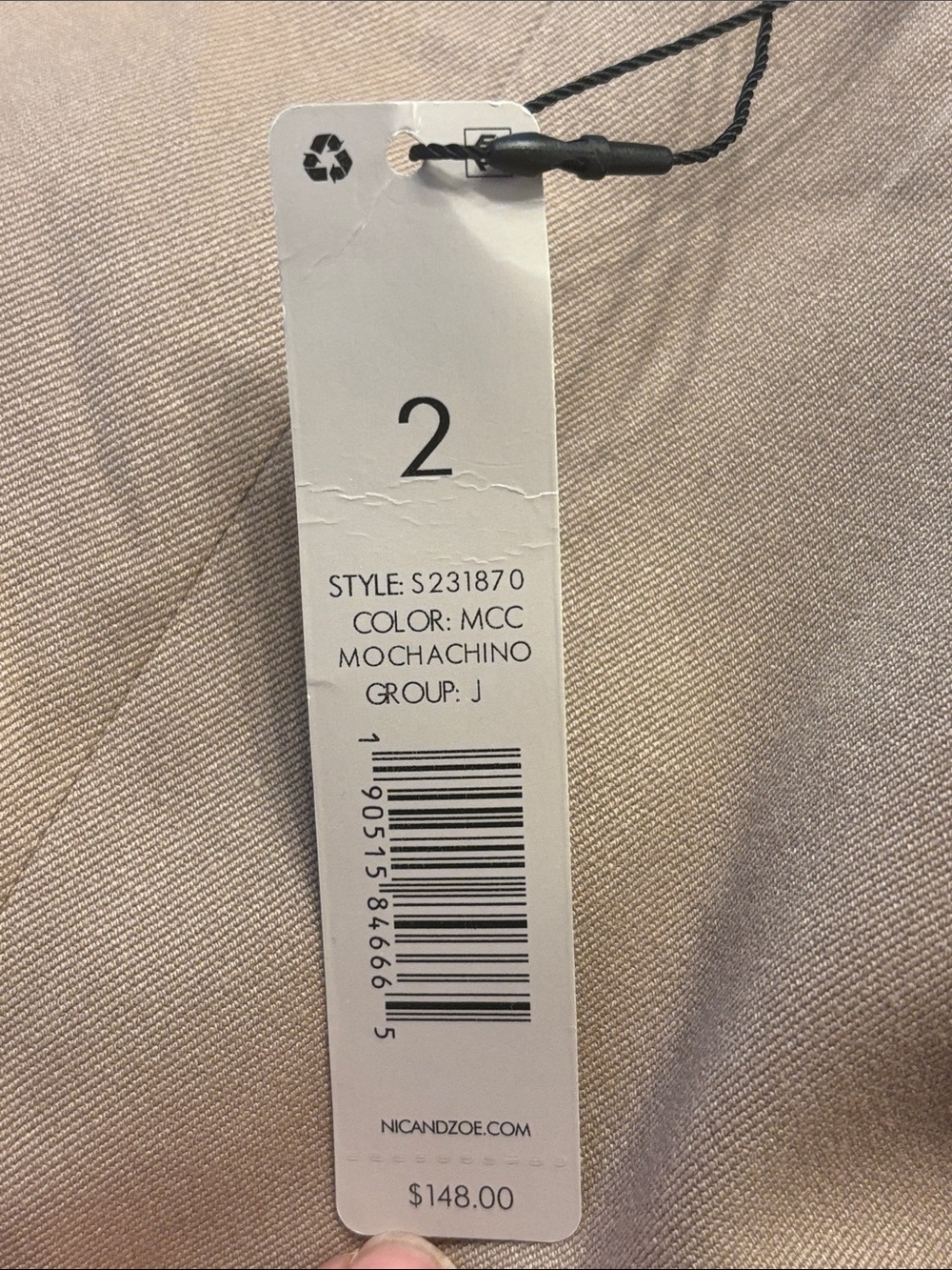 NWT NIC+ZOE Women's 31 Avenue Wide Leg Trouser - Picture 6 of 9